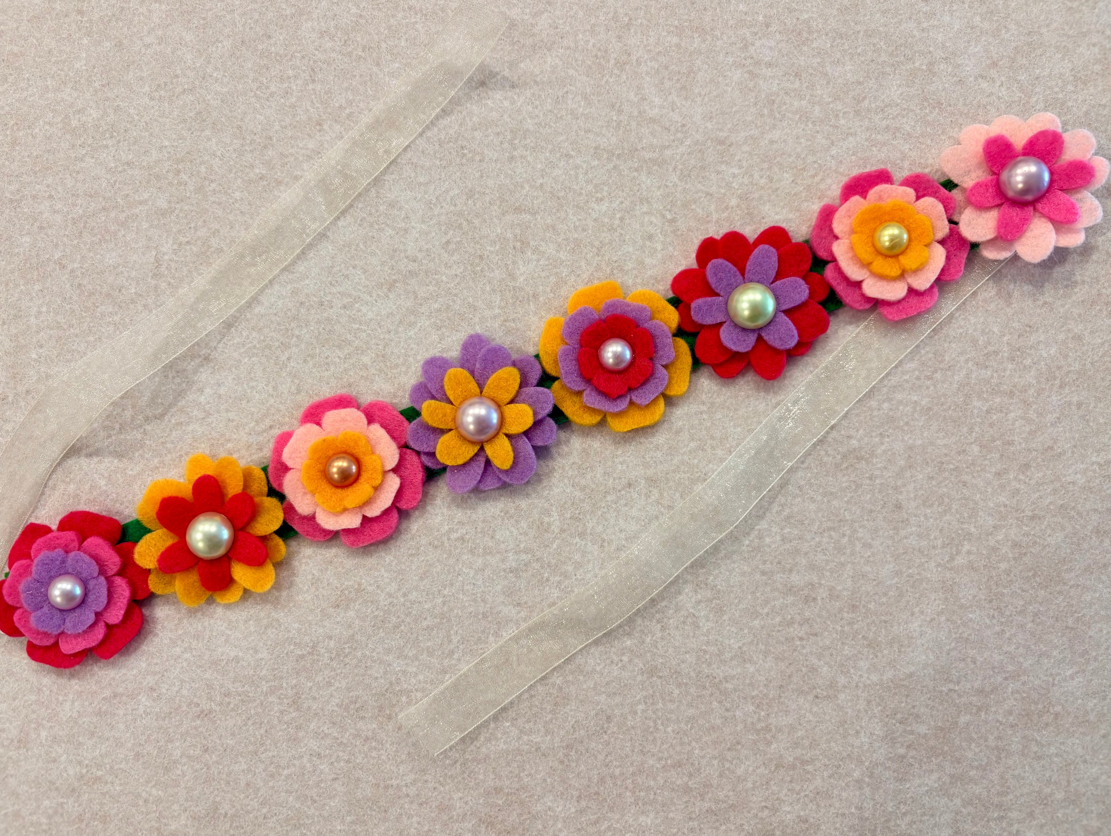 Felt Flower Crown