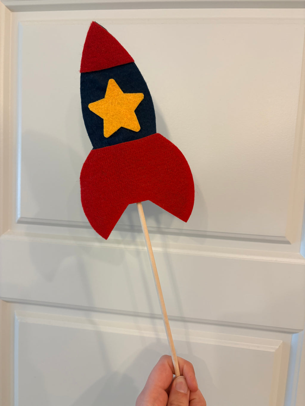 Felt Rocket Wand