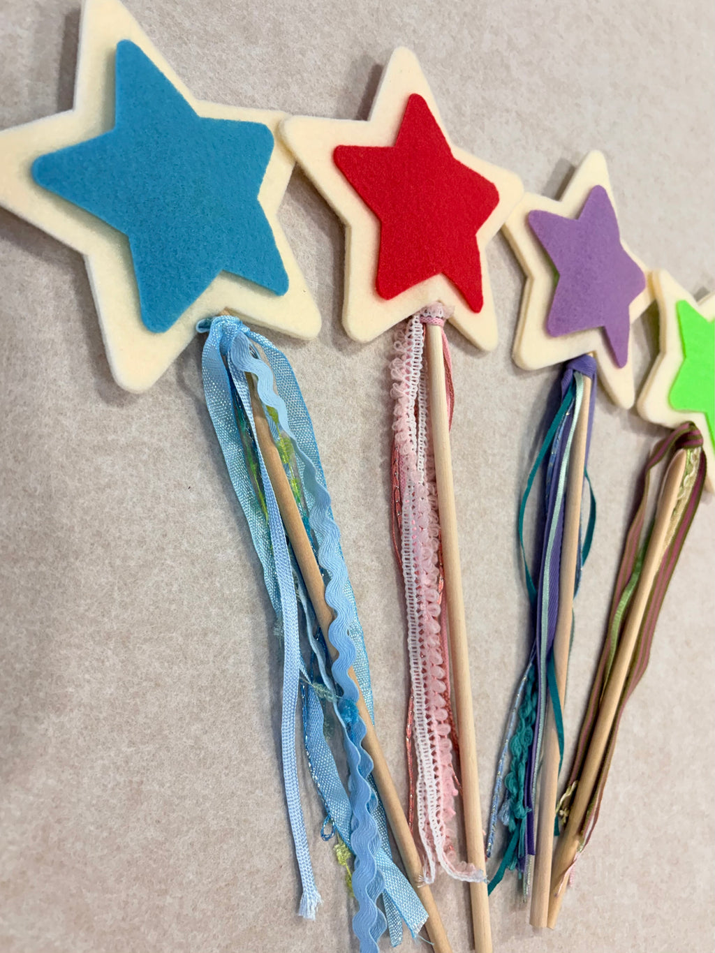 Felt Star Wands