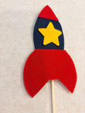 Felt Rocket Wand