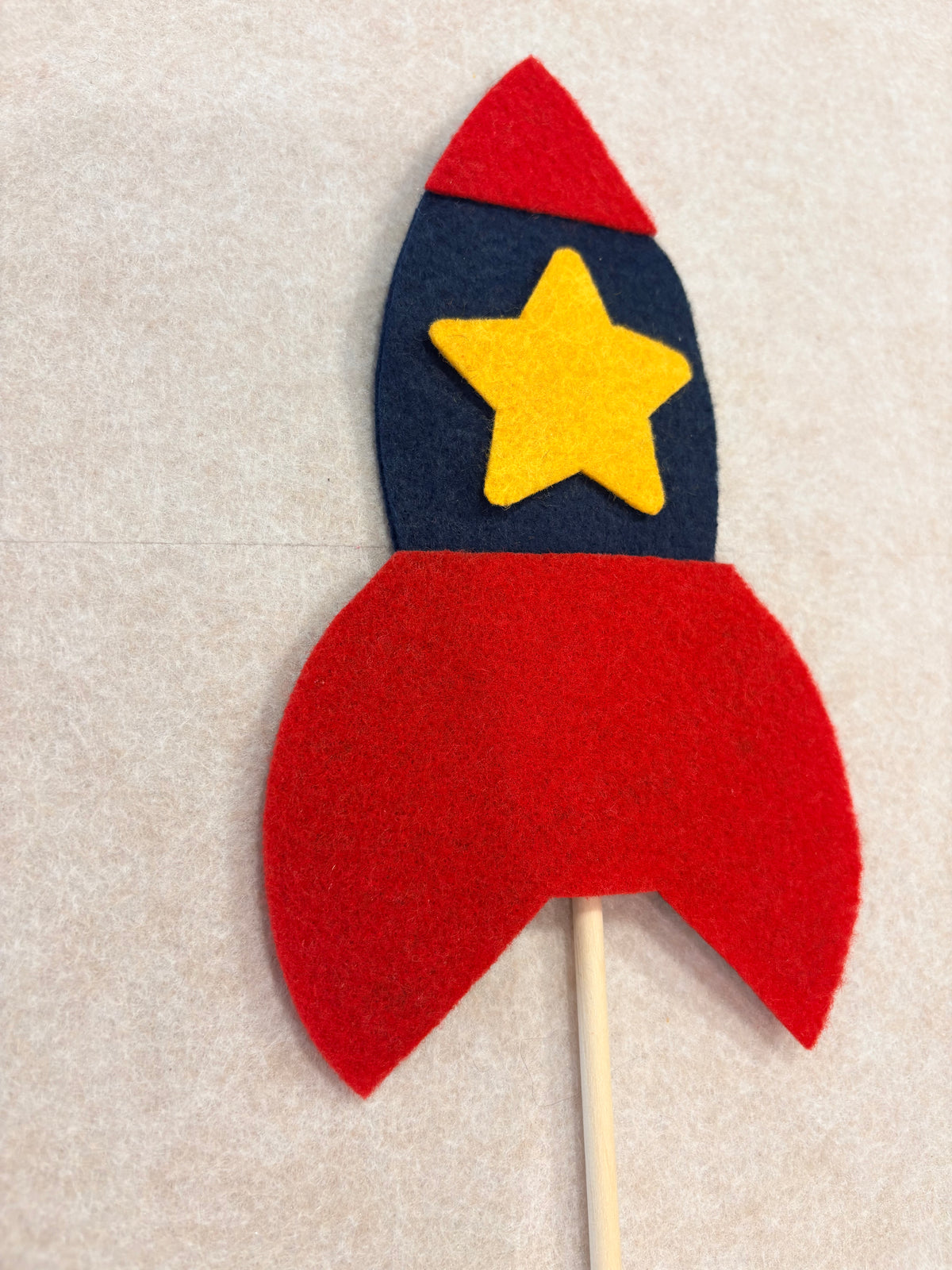 Felt Rocket Wand